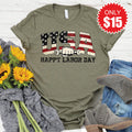 USA Labor Day Tee - Heather Olive - 15 product image 1