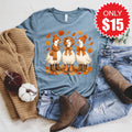 Fall Geese Tee - Heather Slate - 15 product image 1