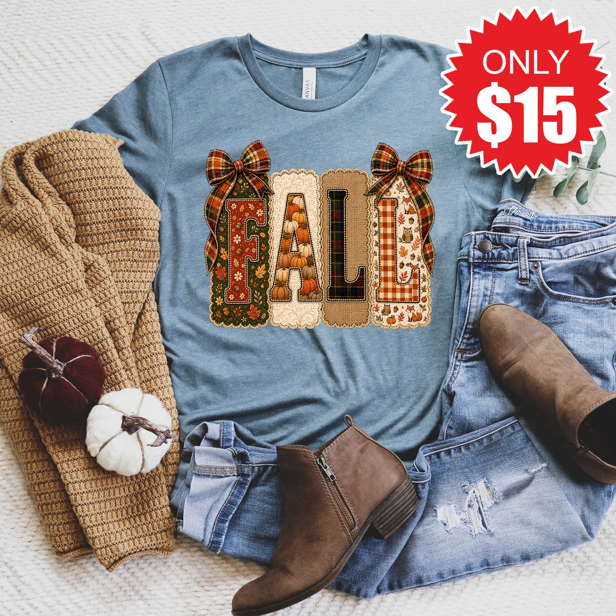 Fall Tee - Heather Slate - 15 product image 1