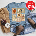 Fall Stamps Tee - Heather Slate - 15 product image 1