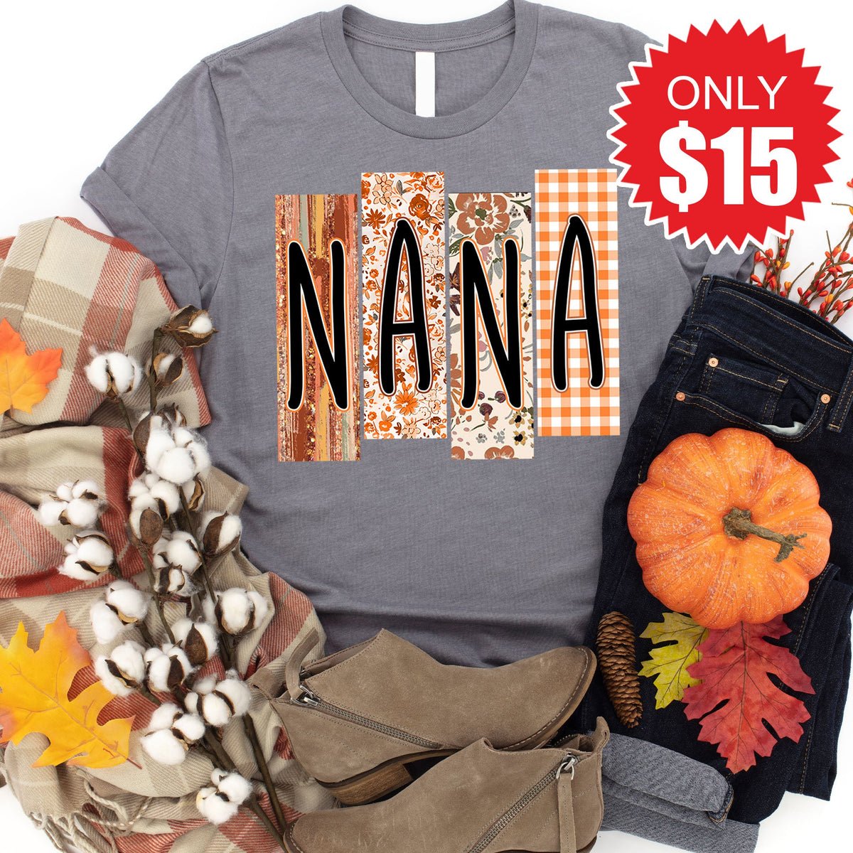 Nana Tee - Heather Storm - 15 product image 1