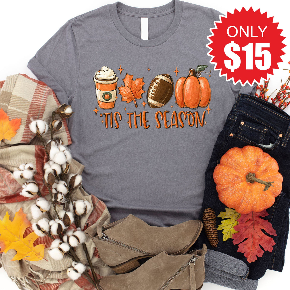 Tis the Season Tee - Heather Storm - 15 product image 1