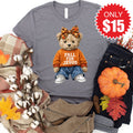 Fall For Jesus Teddy Bear Tee - Heather Storm - 15 product image 1