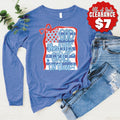 God Shed His Grace Bow Long Sleeve product image 1