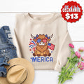 Merica Embroidered Crewneck Sweatshirt product image 1