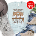 Give Me Jesus Tee - Heather Ice Blue - 15 product image 1