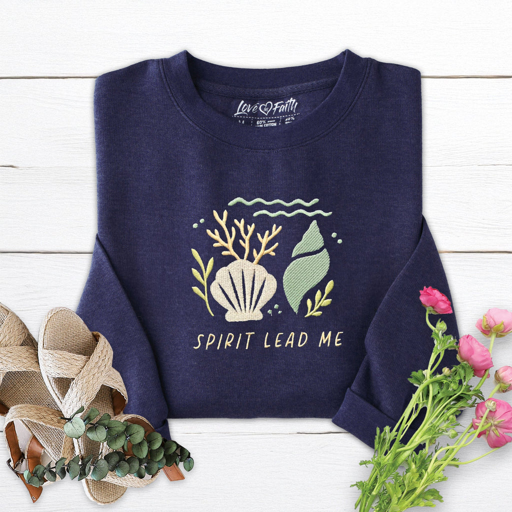 Spirit Lead Me Embroidered Crewneck Sweatshirt product image 1