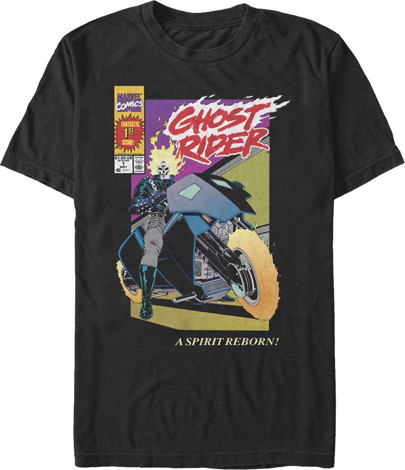 A Spirit Reborn Ghost Rider Marvel Comics T-Shirt product image 1