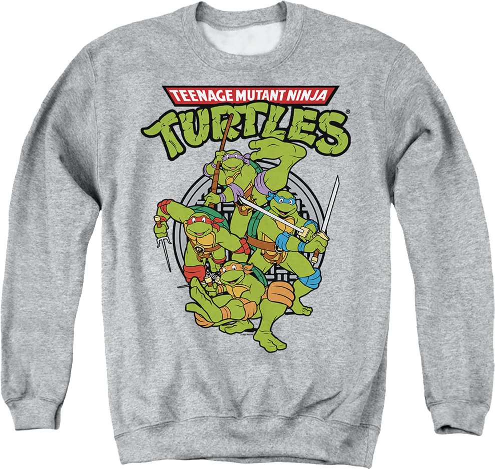 Action Poses Teenage Mutant Ninja Turtles Sweatshirt product image 1