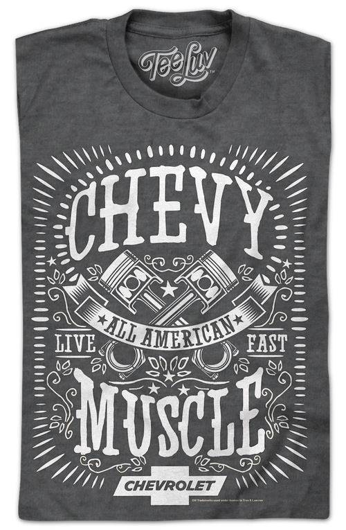 All American Muscle Chevrolet T-Shirt product image 2
