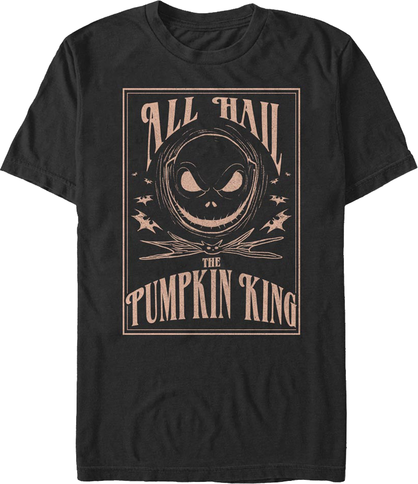 All Hail The Pumpkin King Nightmare Before Christmas T-Shirt product image 1