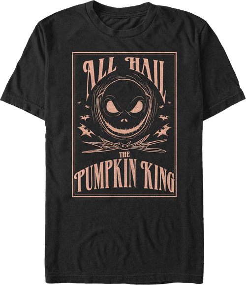 All Hail The Pumpkin King Nightmare Before Christmas T-Shirt product image 1
