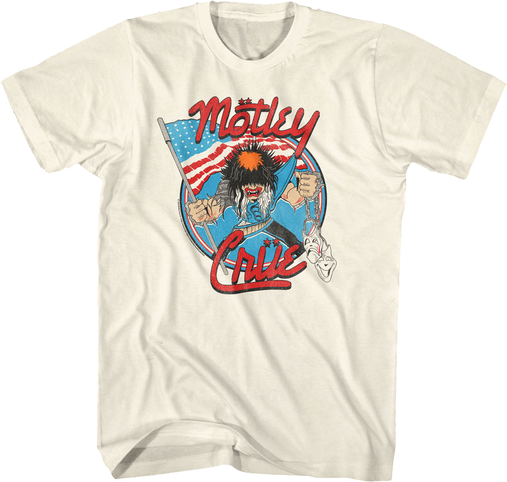 Allister Fiend American Flag Motley Crue T-Shirt product image 1