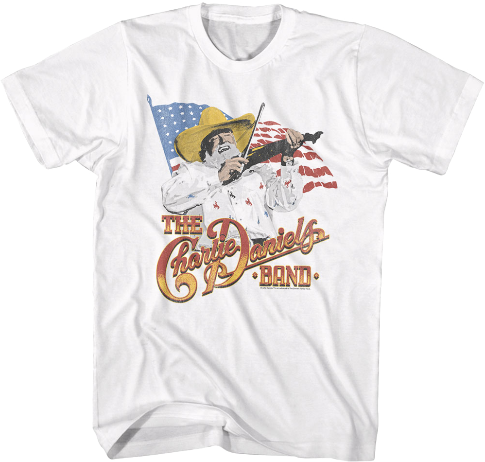 American Flag Charlie Daniels Band T-Shirt product image 1
