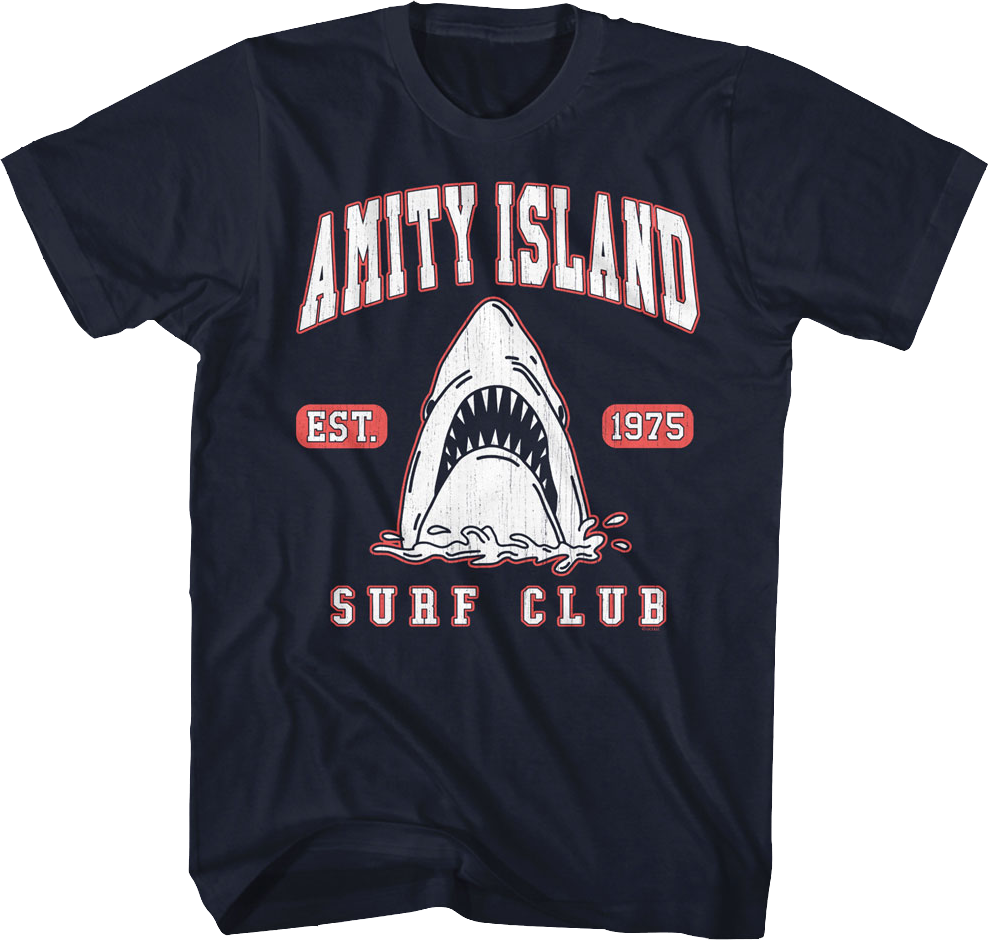 Amity Island Surf Club Jaws T-Shirt product image 1