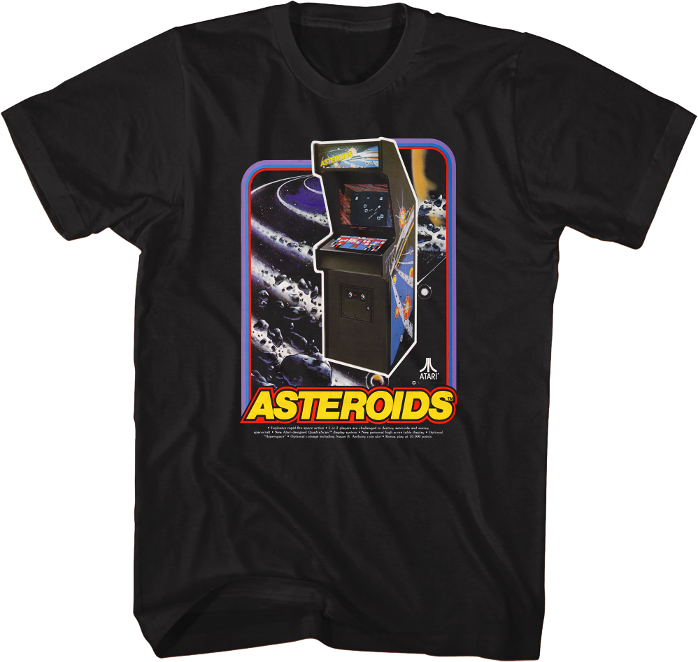 Asteroids Arcade Cabinet Atari T-Shirt product image 1
