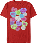 Avengers Candy Hearts Marvel Comics T-Shirt product image 1