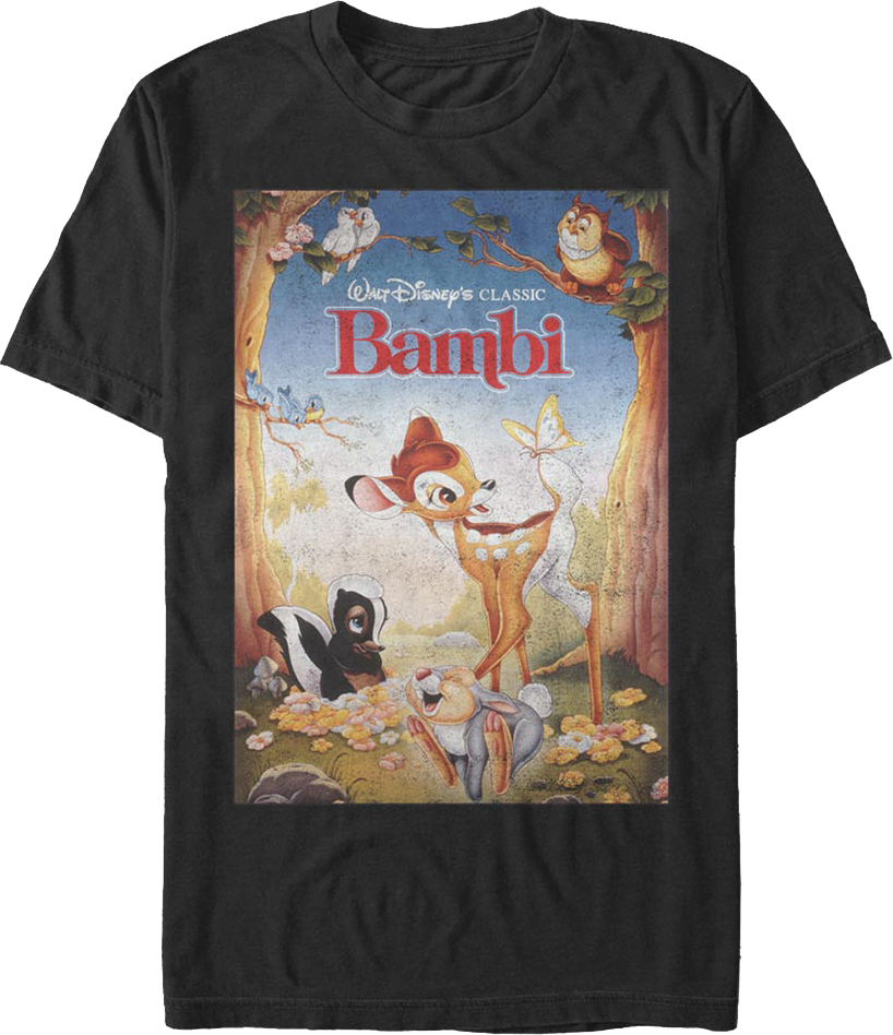 Bambi Poster Disney T-Shirt