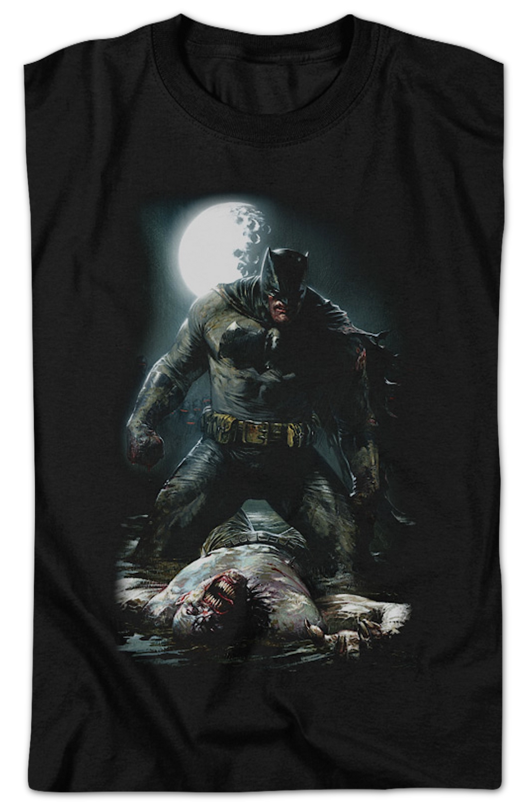 Batman Moonlit Knockout DC Comics T-Shirt product image 2