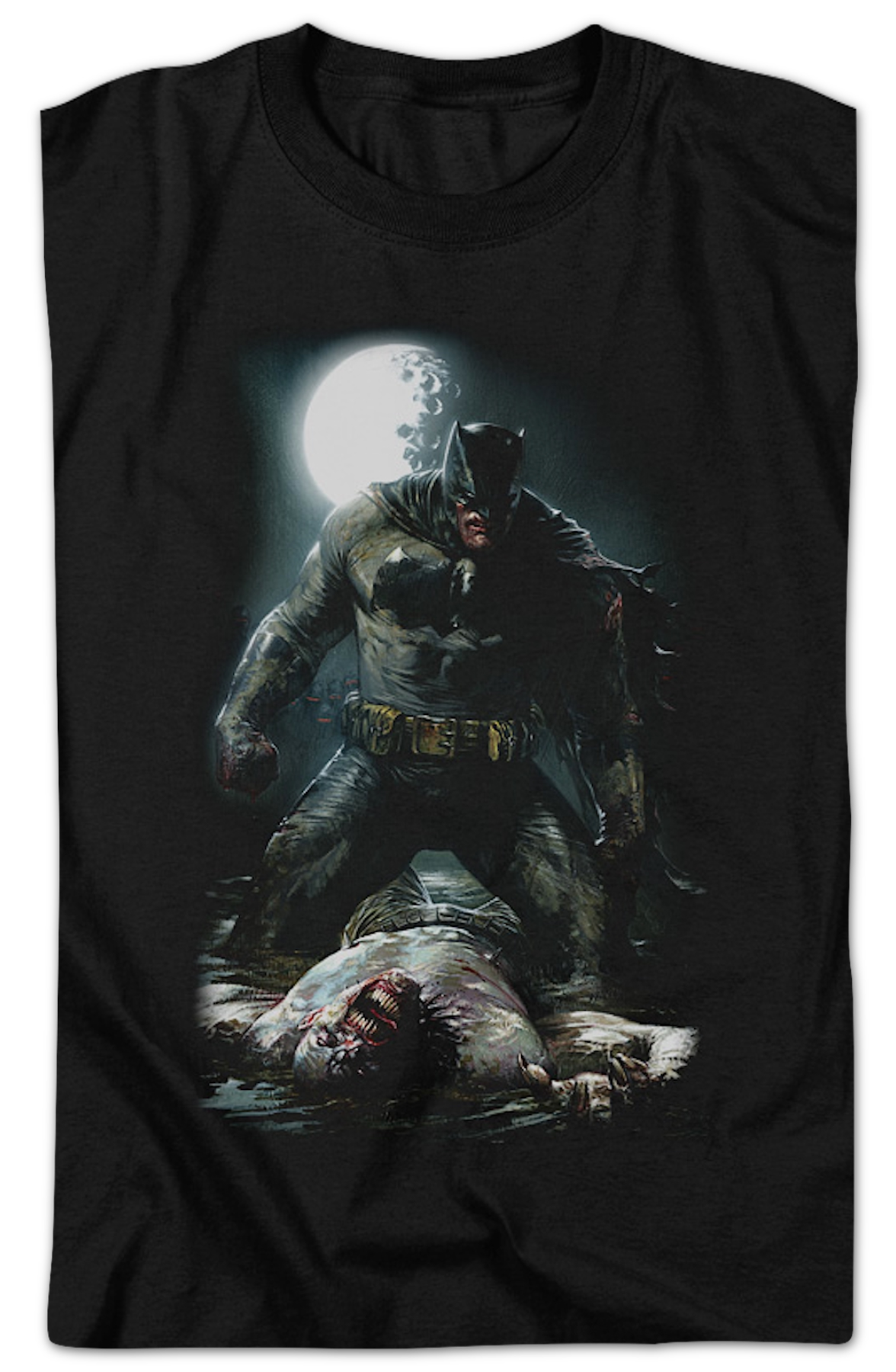 Batman Moonlit Knockout DC Comics T-Shirt product image 2