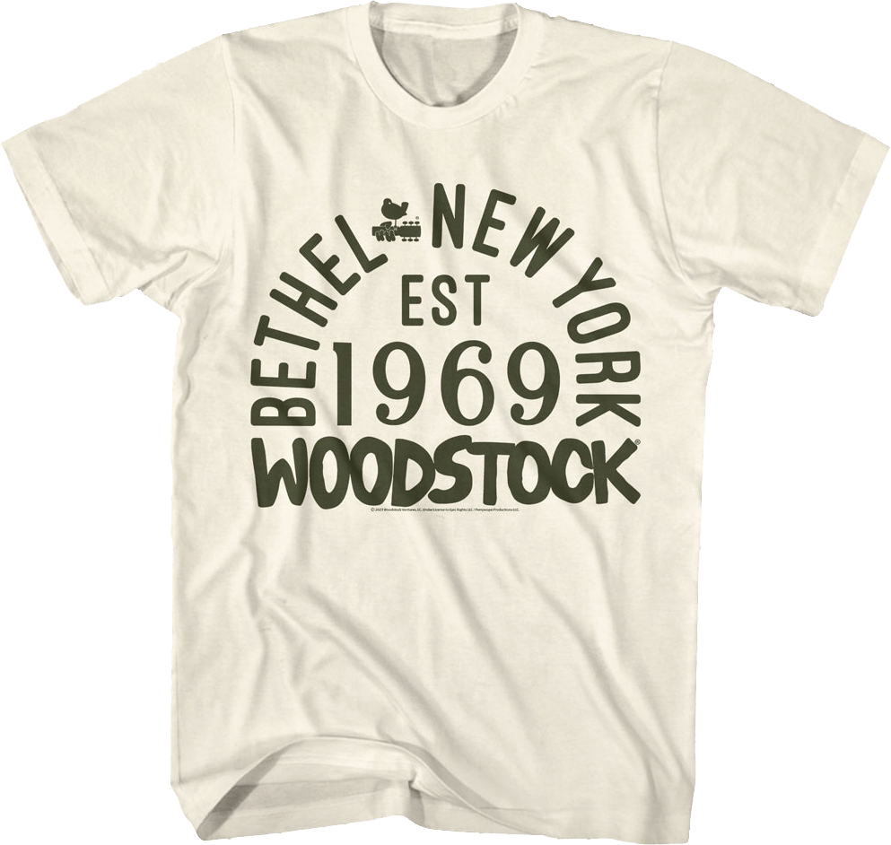 Bethel New York 1969 Woodstock T-Shirt product image 1