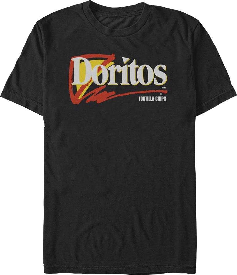 Black 90s Logo Doritos T-Shirt product image 1