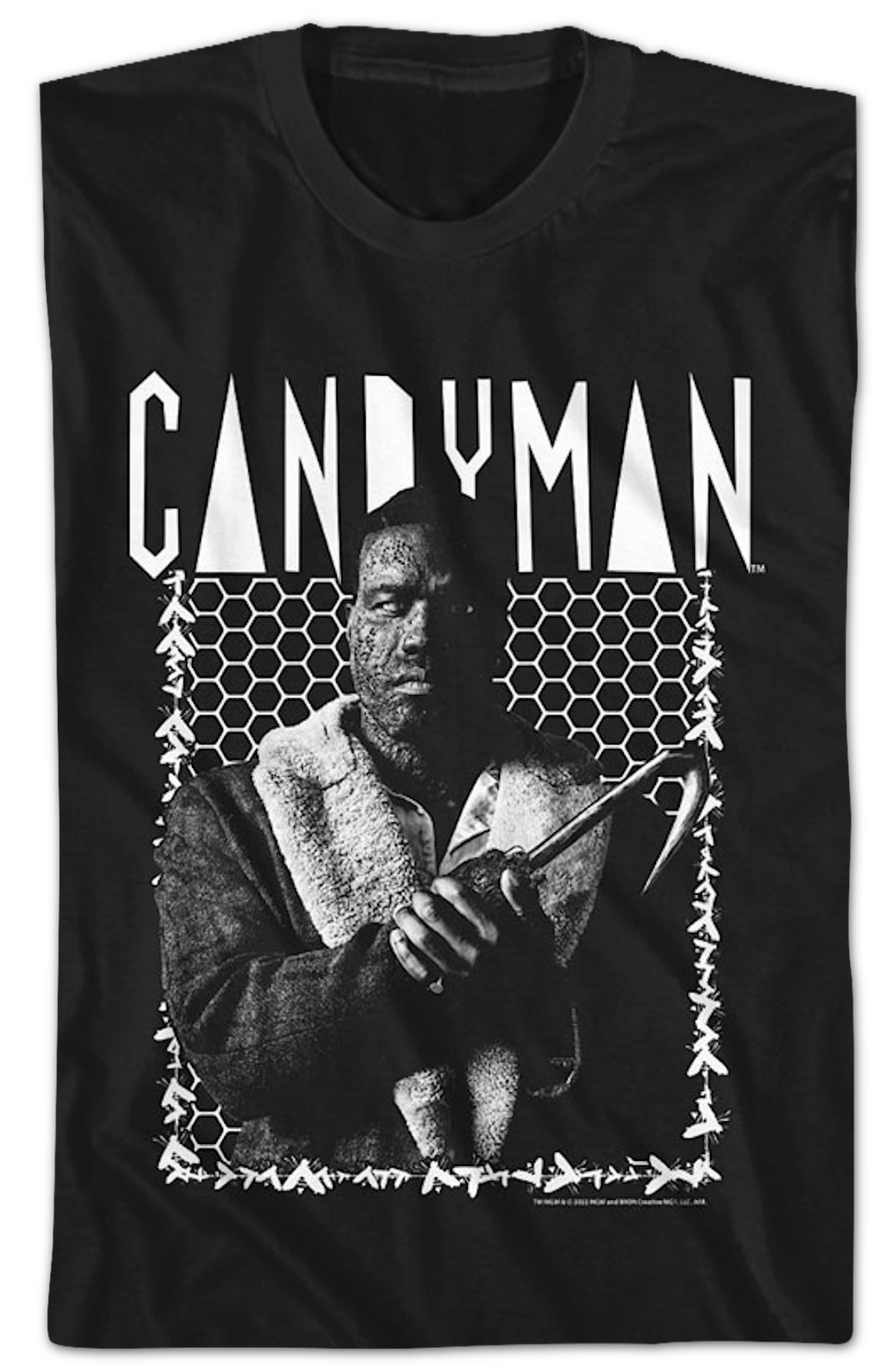 Black And White Poster Candyman T-Shirt