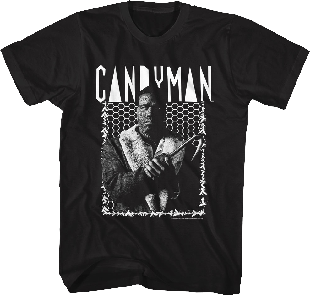 Black And White Poster Candyman T-Shirt