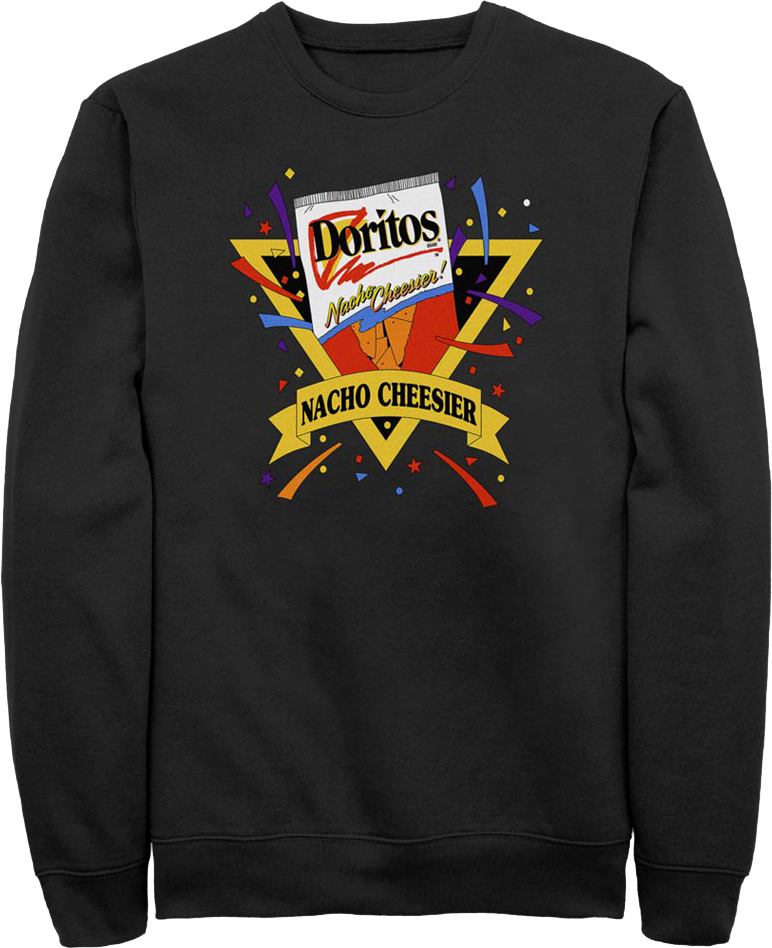 Black Nacho Cheesier Celebration Doritos Sweatshirt product image 1