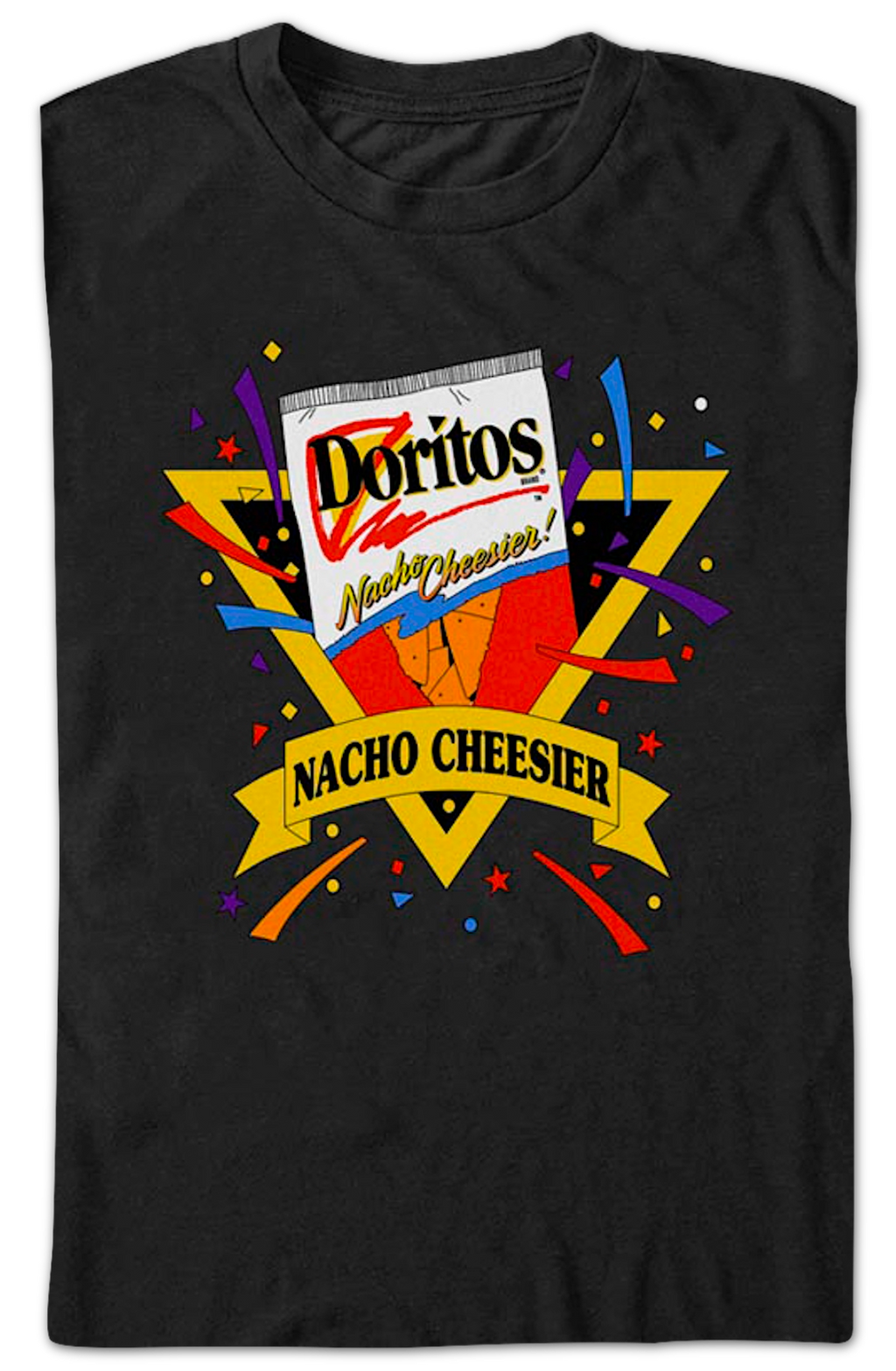 Black Nacho Cheesier Celebration Doritos T-Shirt product image 2