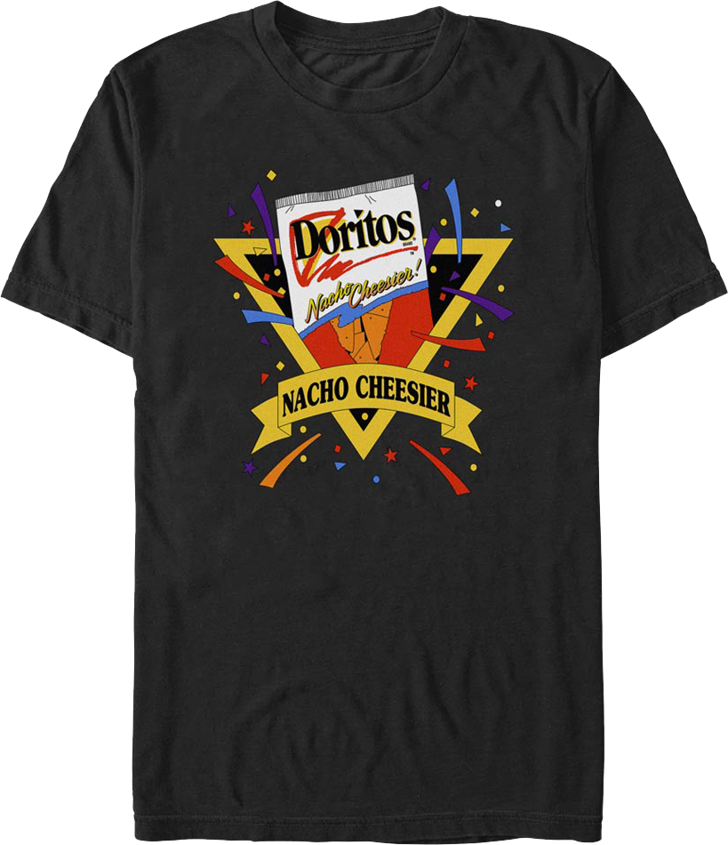 Black Nacho Cheesier Celebration Doritos T-Shirt product image 1