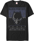 Black Panther Mask Faux Ugly Christmas Sweater Marvel product image 1