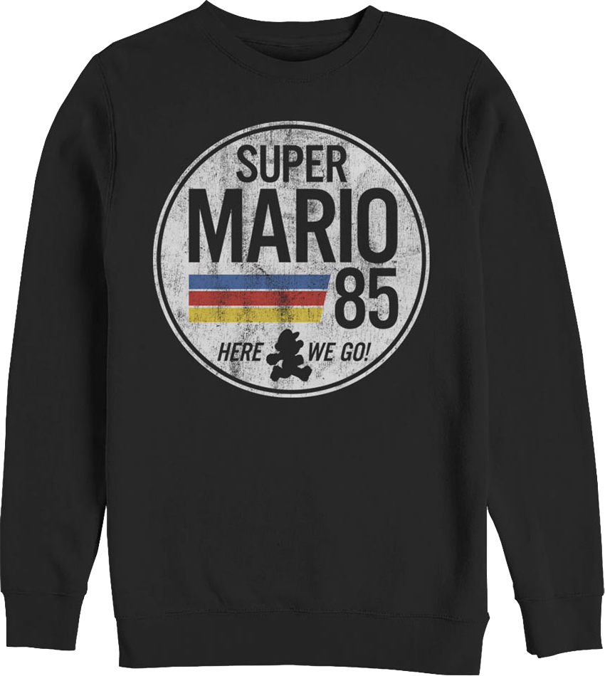 Black Super Mario 85 Sweatshirt product image 1