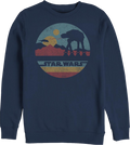 Blue AT-AT Silhouette Star Wars Sweatshirt product image 1