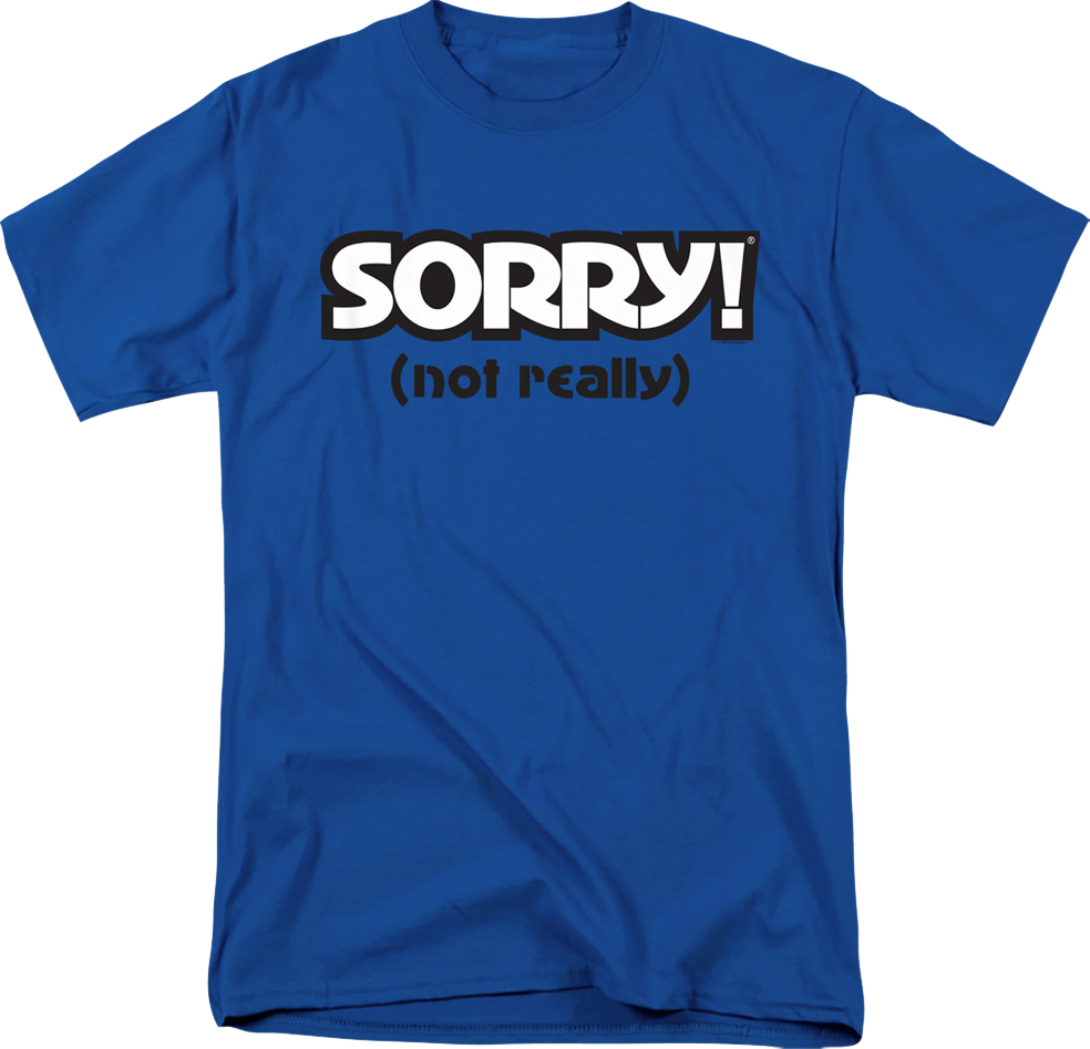 Blue Sorry T-Shirt product image 1