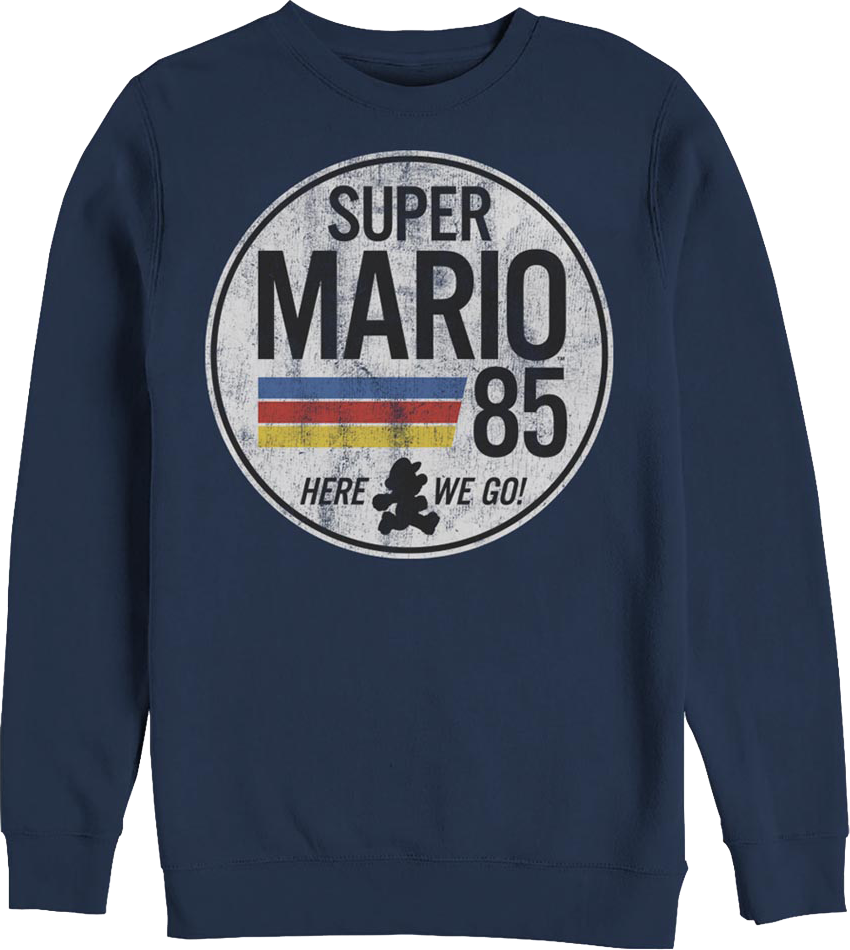 Blue Super Mario 85 Sweatshirt product image 1