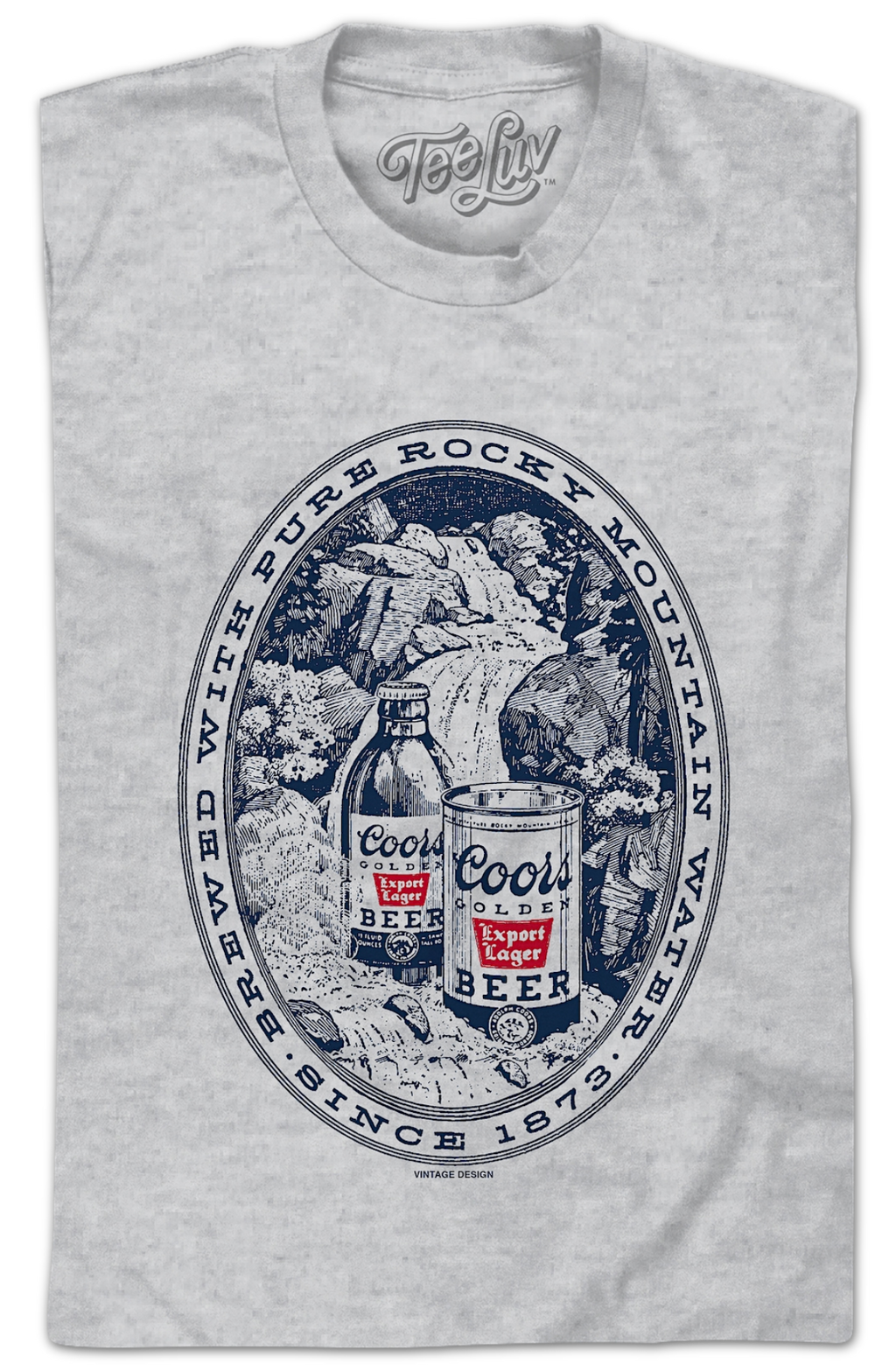 Brewed With Pure Rocky Mountain Water Coors T-Shirt product image 2