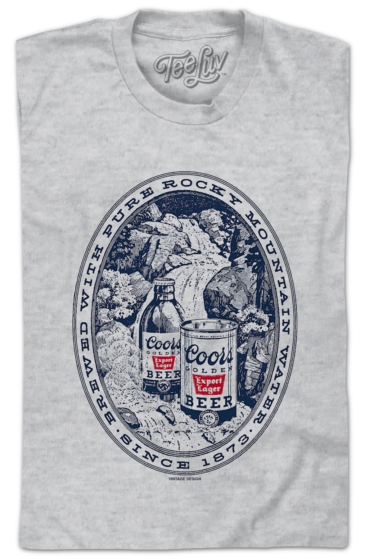 Brewed With Pure Rocky Mountain Water Coors T-Shirt product image 2
