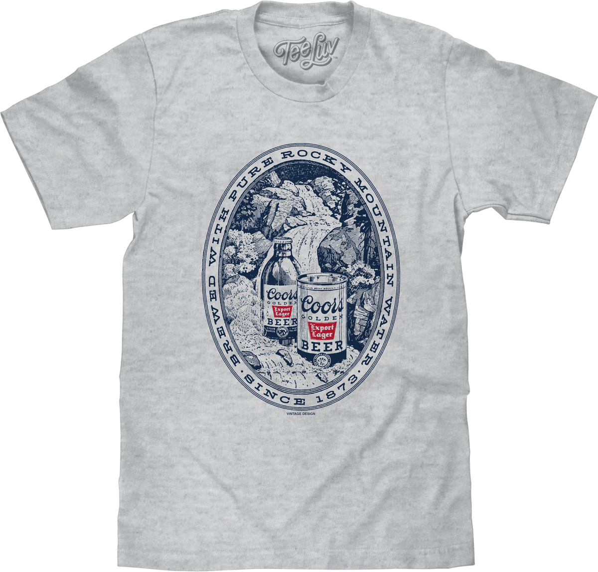 Brewed With Pure Rocky Mountain Water Coors T-Shirt product image 1