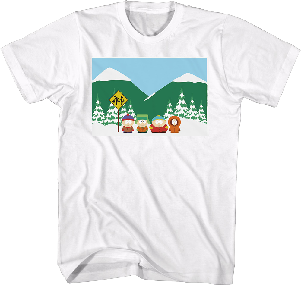 Bus Stop South Park T-Shirt product image 1