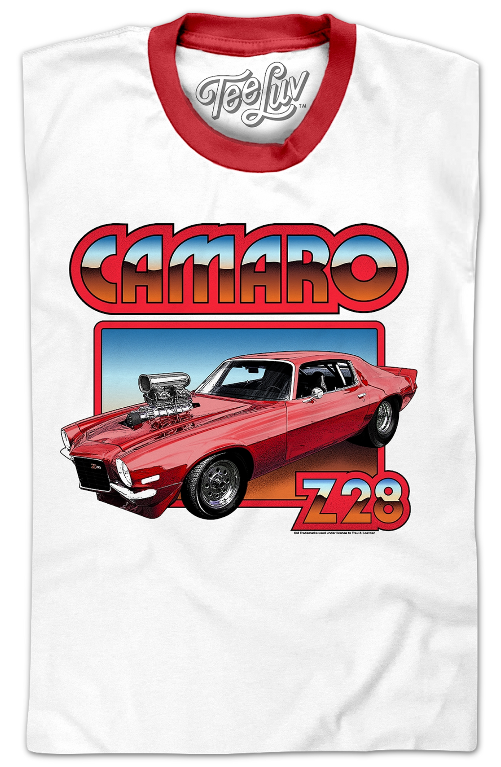 Camaro Z28 Chevrolet Ringer Shirt product image 2
