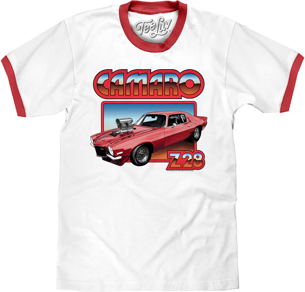 Camaro Z28 Chevrolet Ringer Shirt product image 1