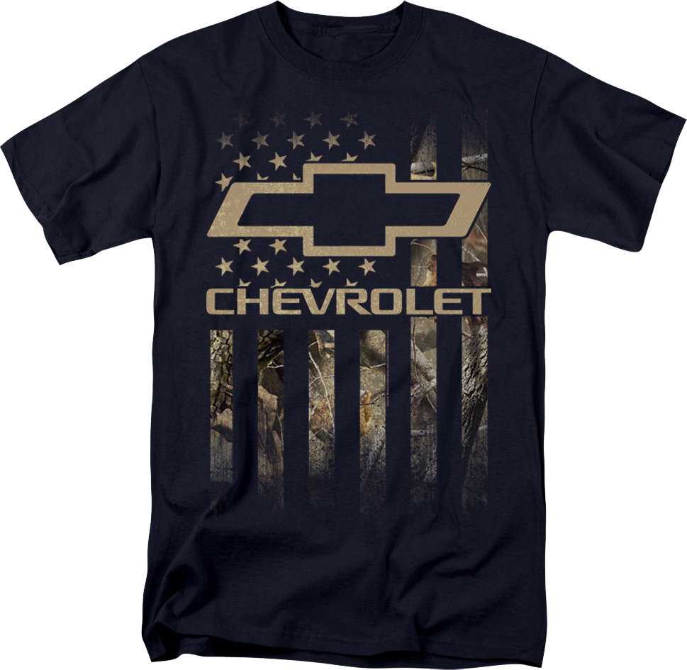 Camo Flag Chevrolet T-Shirt product image 1