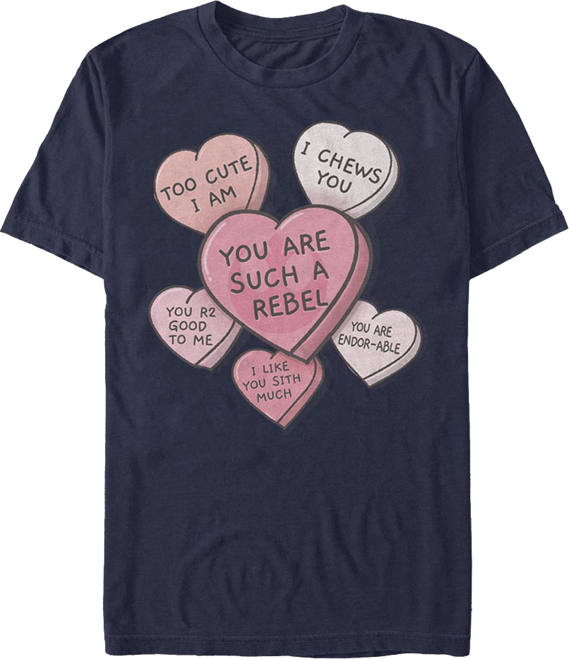 Candy Hearts Star Wars T-Shirt product image 1
