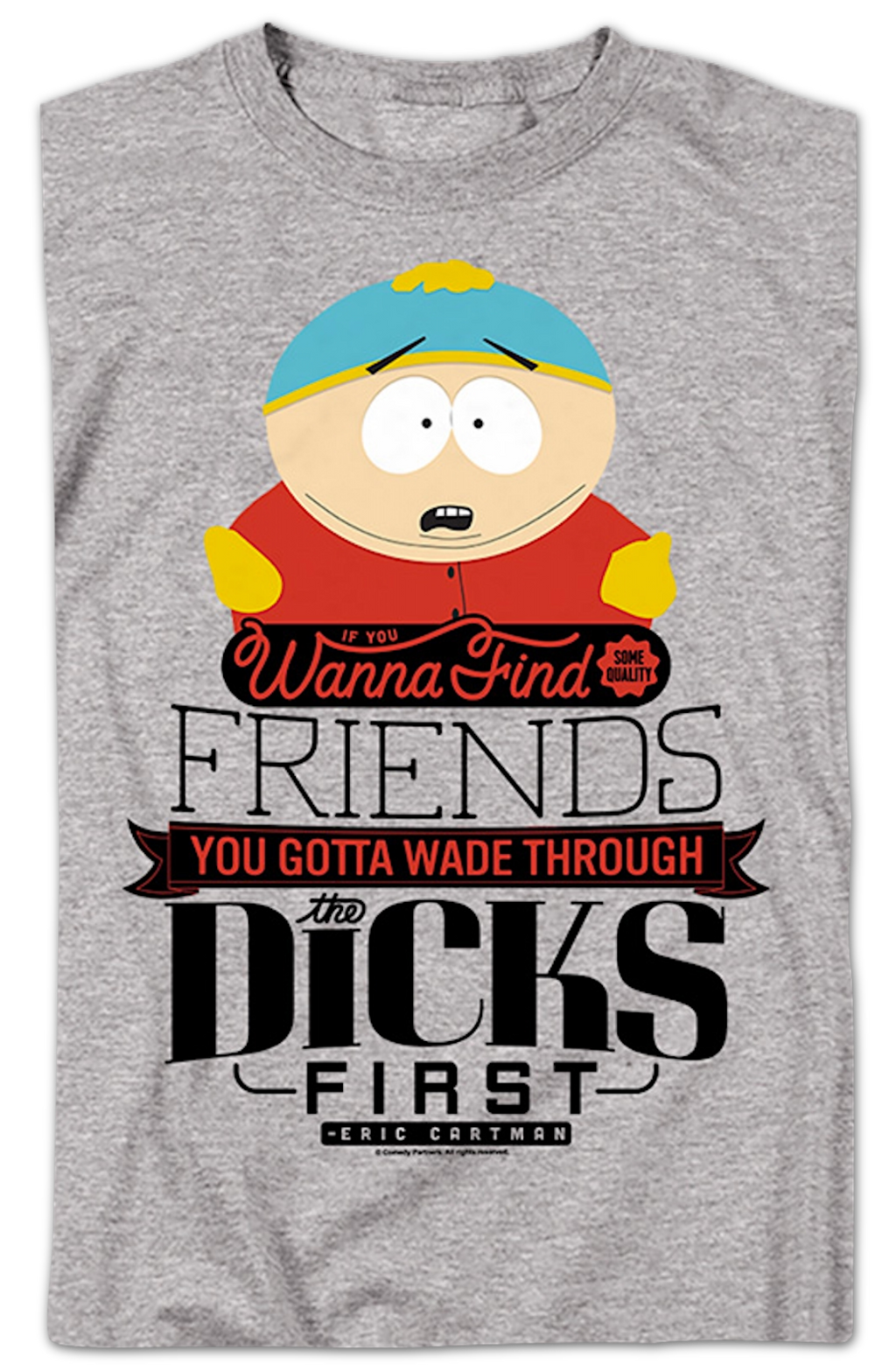 Cartman Wade Through The Dicks South Park T-Shirt product image 2