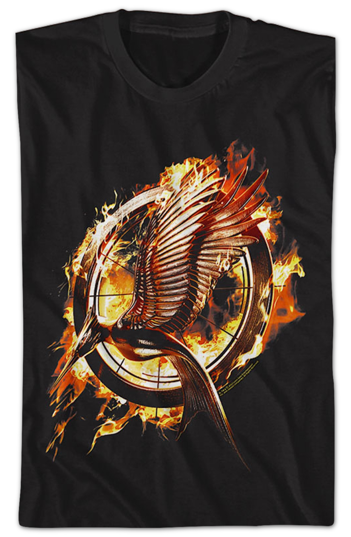 Catching Fire Poster Hunger Games T-Shirt