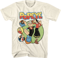 Character Circles Popeye T-Shirt product image 1