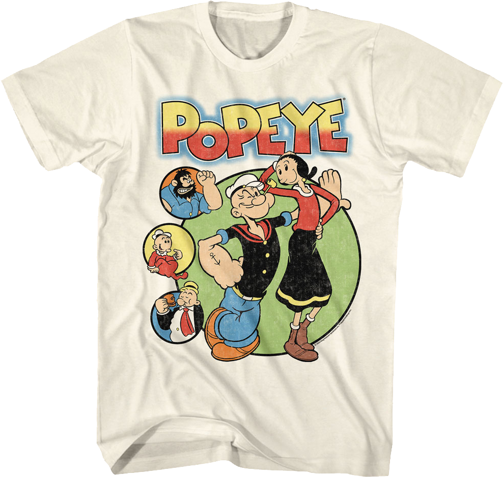 Character Circles Popeye T-Shirt product image 1