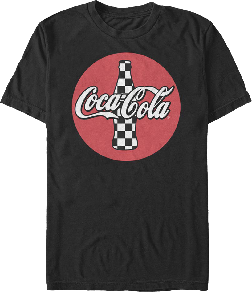 Checkerboard Bottle Coca-Cola T-Shirt product image 1