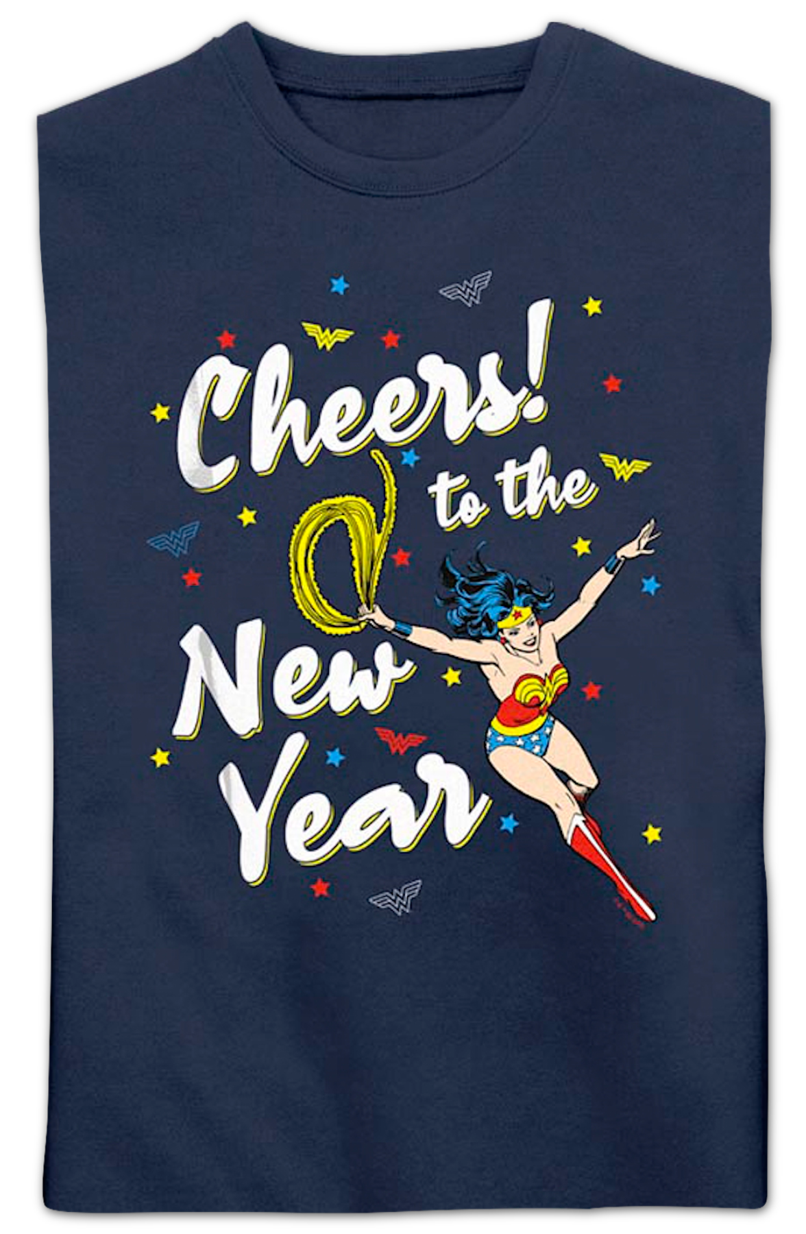 Cheers to the New Year Wonder Woman DC Comics Sweatshirt product image 2